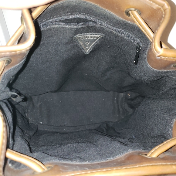 GUESS Brown Brass Bucket Bag - Vintage - Picture 5 of 5